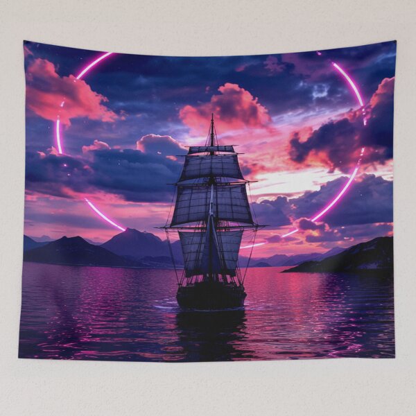 Artikelvorschau, Neon Voyage bei Sonnenuntergang entworfen und verkauft von Exodoi.