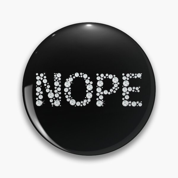 Item preview, NOPE Rhinestone Trendy Minimal Y2K designed and sold by chillaxcats.