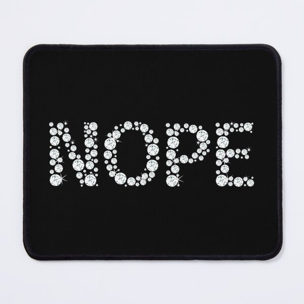 Item preview, NOPE Rhinestone Trendy Minimal Y2K designed and sold by chillaxcats.