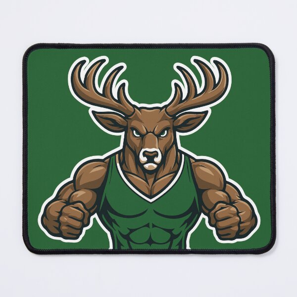 Item preview, Baloncesto, milwaukee, venado, dólares, ventilador, vintage, grunge, deporte, verde designed and sold by Brewyart Creative Design.