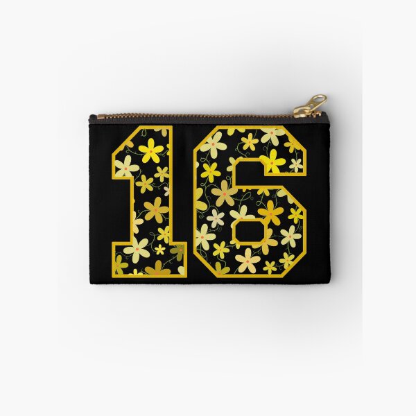 Item preview, Varsity Number Floral 16 designed and sold by rogue-design.