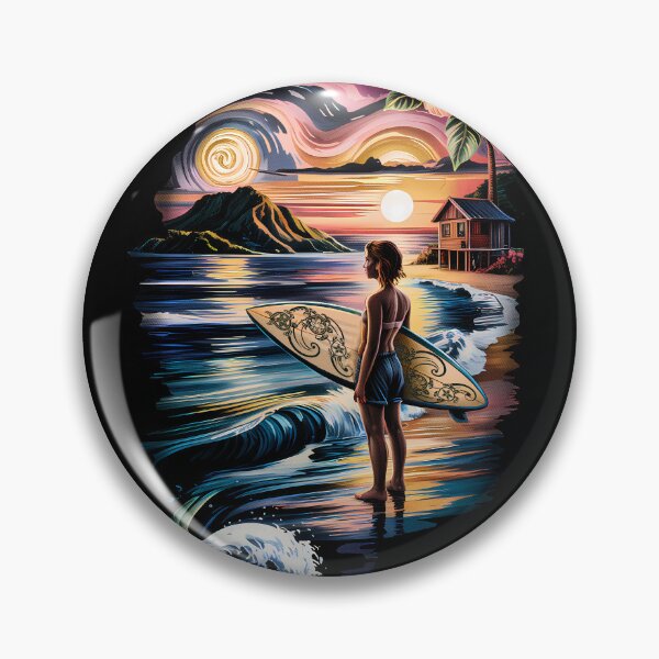 Item preview, Surfer Girl  designed and sold by sunnthreads.