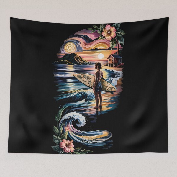 Item preview, Surfer Girl  designed and sold by sunnthreads.