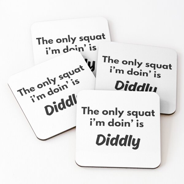 Item preview, dilly, dally, diddly squat, only squat, meme, funnyfits70, Humor, Funny, retro, vintage, cute designed and sold by FunnyFits70.