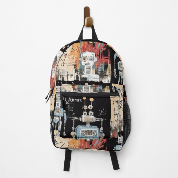 Item preview, Robot Love Art Illustrations Midcentury | #37 'Le Déjeuner' designed and sold by NickWhittleArt.