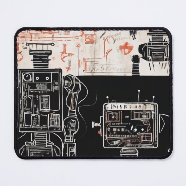 Item preview, Robot Love Art Illustrations Midcentury | #38 designed and sold by NickWhittleArt.