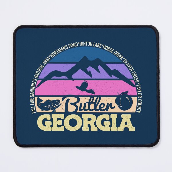 Item preview, Butler Georgia Sunset Retro Vintage Local Pride Logo designed and sold by CRHPOD20.