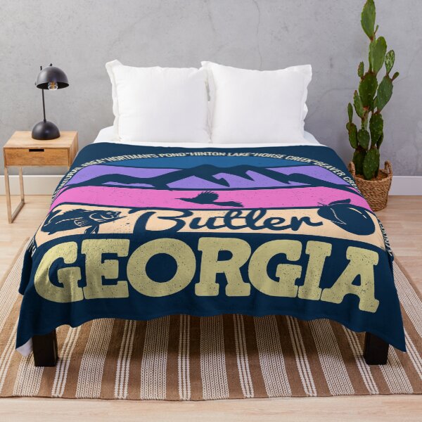 Item preview, Butler Georgia Sunset Retro Vintage Local Pride Logo designed and sold by CRHPOD20.