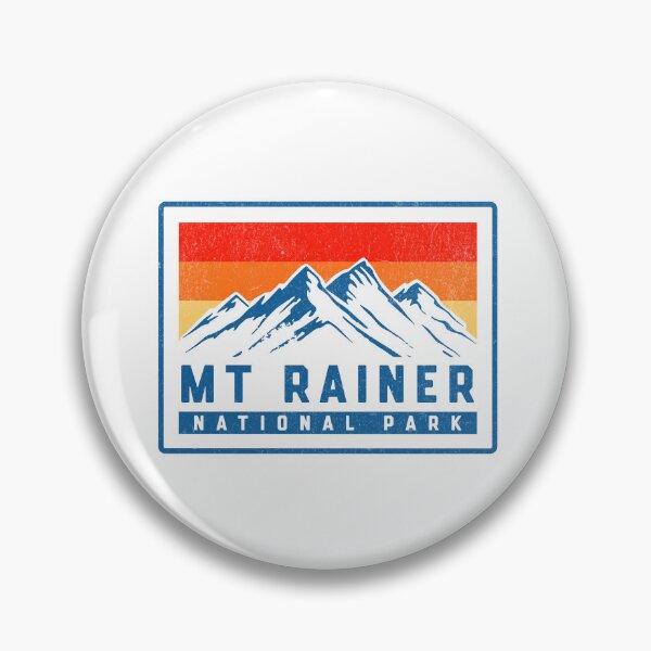Item preview, Mt Rainer National Park Vintage Mountains designed and sold by Guarddogdrive.