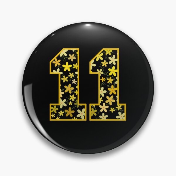 Item preview, Varsity Number Floral 11 designed and sold by rogue-design.