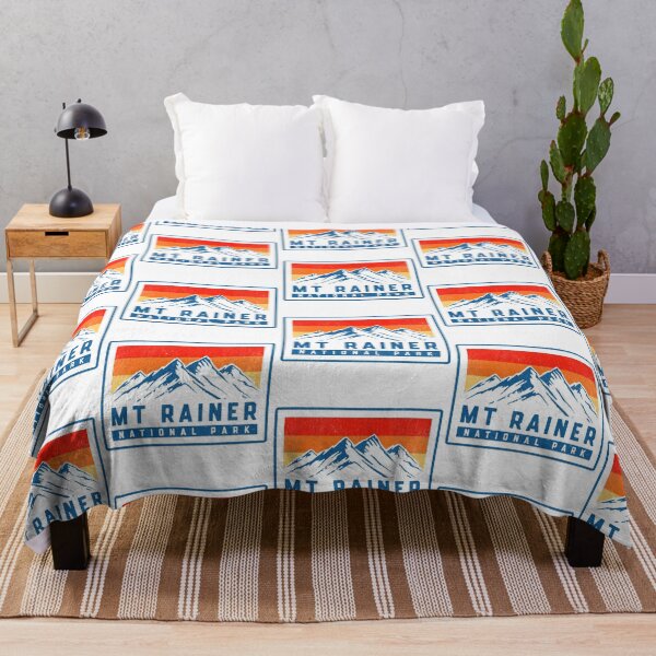 Item preview, Mt Rainer National Park Vintage Mountains designed and sold by Guarddogdrive.