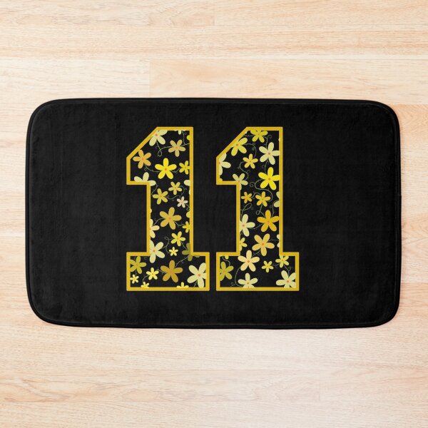 Item preview, Varsity Number Floral 11 designed and sold by rogue-design.