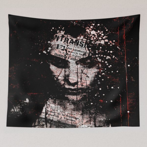 Item preview, Moody Abstract Portrait designed and sold by caracatita75.