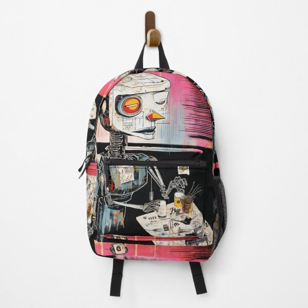 Item preview, Robot Love Art Illustrations Midcentury | #39 'Harmonious' designed and sold by NickWhittleArt.