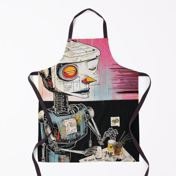 Item preview, Robot Love Art Illustrations Midcentury | #39 'Harmonious' designed and sold by NickWhittleArt.