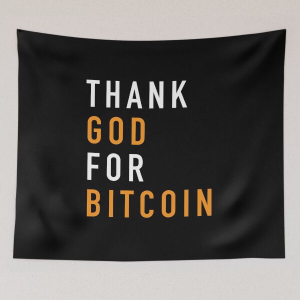 Item preview, Thank God for Bitcoin - Quotes designed and sold by CyberRex.