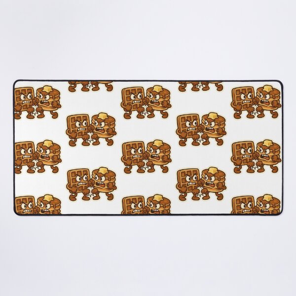 Item preview, Pancake VS Waffles Fight Cartoon Animated Food Kawaii Breakfast Funny designed and sold by SamiraArts.