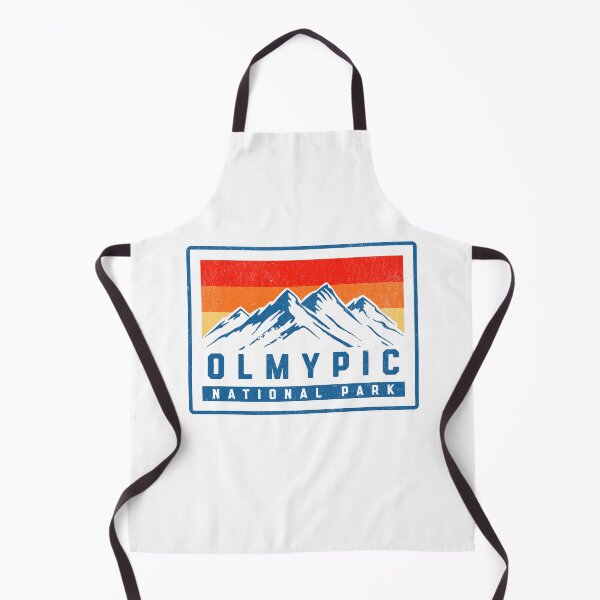 Item preview, Olympic National Park Vintage Mountains designed and sold by Guarddogdrive.