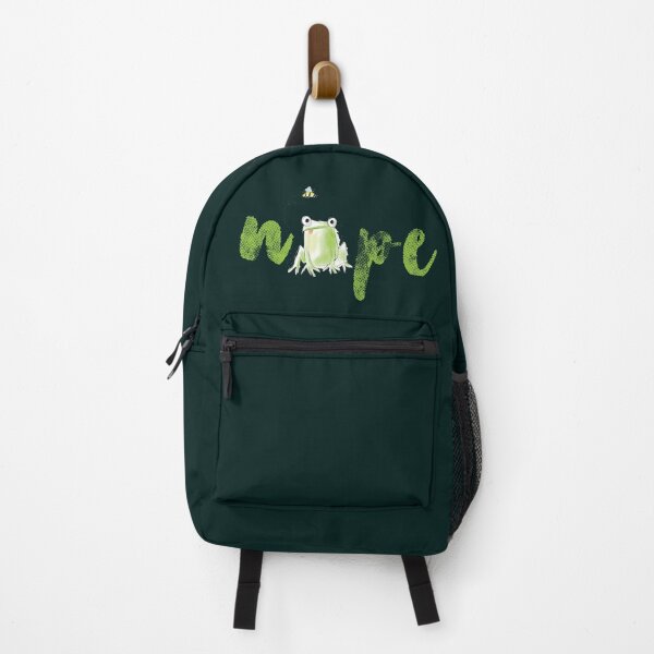Item preview, Watercolor Frog Nope Funny Minimalist Animal designed and sold by chillaxcats.