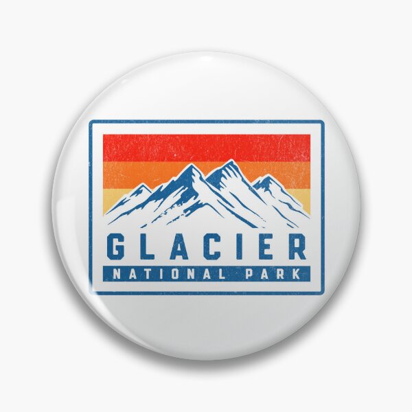 Artikelvorschau, Glacier-Nationalpark Vintage Mountains entworfen und verkauft von Guarddogdrive.