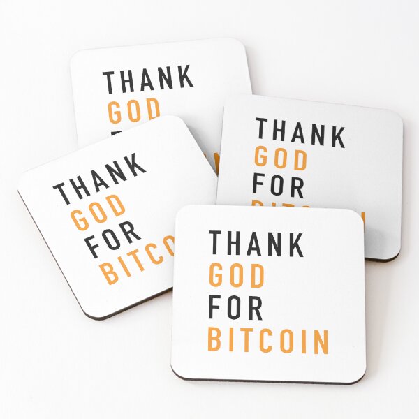 Item preview, Thank God For Bitcoin - Quote designed and sold by CyberRex.