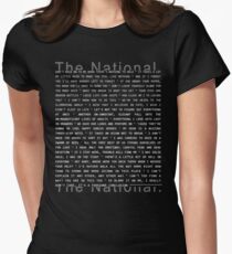 The National - Fave lines Women's Fitted T-Shirt