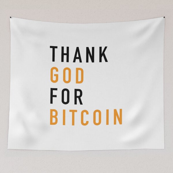 Item preview, Thank God For Bitcoin - Quote designed and sold by CyberRex.