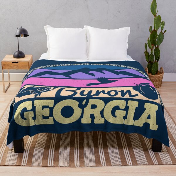 Item preview, Byron Georgia Sunset Retro Vintage Local Pride Logo designed and sold by CRHPOD20.