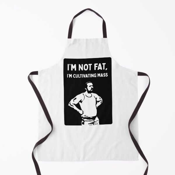 Item preview, I'm Not Fat, I'm Cultivating Mass (It's Always Sunny in Philadelphia)  - Black Knock Out designed and sold by SabbaticalSteve.