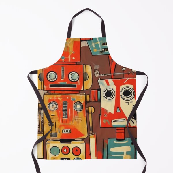 Item preview, Robot Love Art Illustrations Midcentury | #41 designed and sold by NickWhittleArt.
