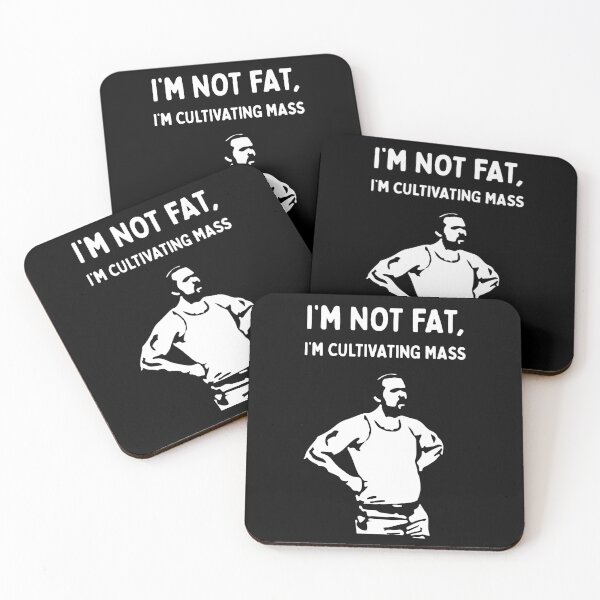Item preview, I'm Not Fat, I'm Cultivating Mass (It's Always Sunny in Philadelphia) - White designed and sold by SabbaticalSteve.