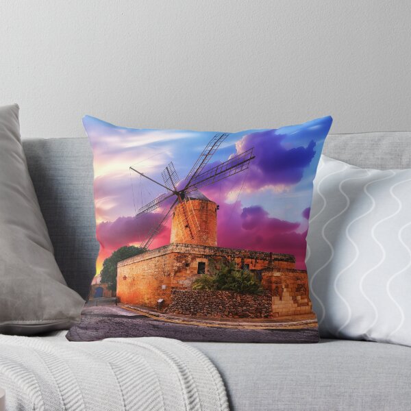 Item preview, Gozo Ta Kola Windmill at Sunrise designed and sold by TheArtistOf2022.