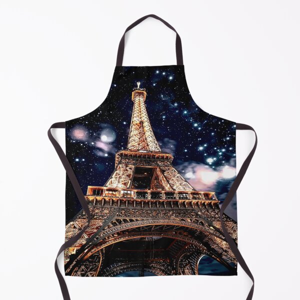 Item preview, Illuminated Eiffel Tower Under Starry Night designed and sold by Exodoi.