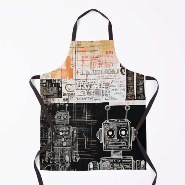Item preview, Robot Love Art Illustrations Midcentury | #42 'Blueprint' designed and sold by NickWhittleArt.