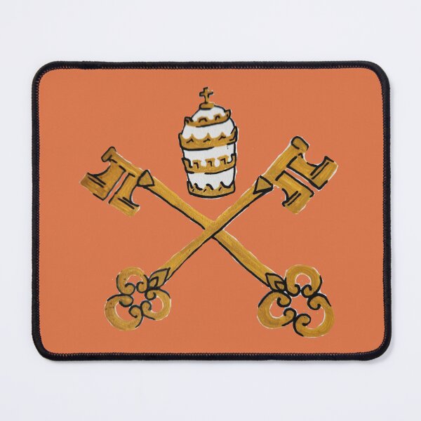 Item preview, Papal Keys Orange designed and sold by Snowroseblossom.