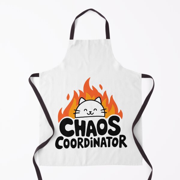 Item preview, Chaos Coordinator! Cute Cat Pun designed and sold by PMCreative.