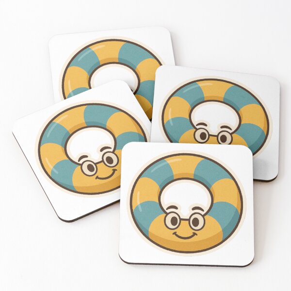 Item preview, Pool Ring Summer Float Swimming Kawaii Trending Funny Eyes Cartoon designed and sold by SamiraArts.