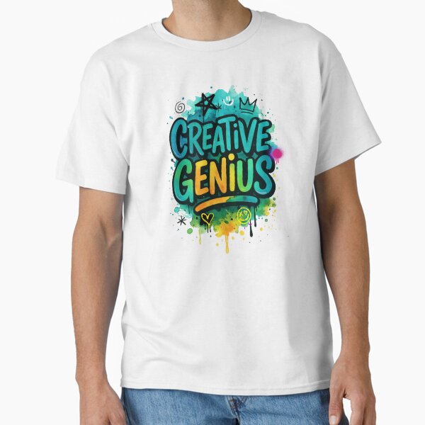 Item preview, CREATIVE GENIUS ARTSY MERCH ARTISTIC FLAIR APPAREL ART designed and sold by SellingStuff91.