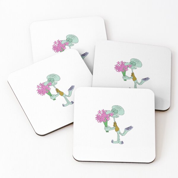 Item preview, Squidward Smelling Flowers designed and sold by WillowTreeArt.
