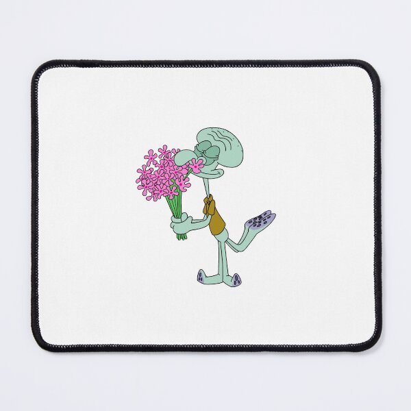 Item preview, Squidward Smelling Flowers designed and sold by WillowTreeArt.