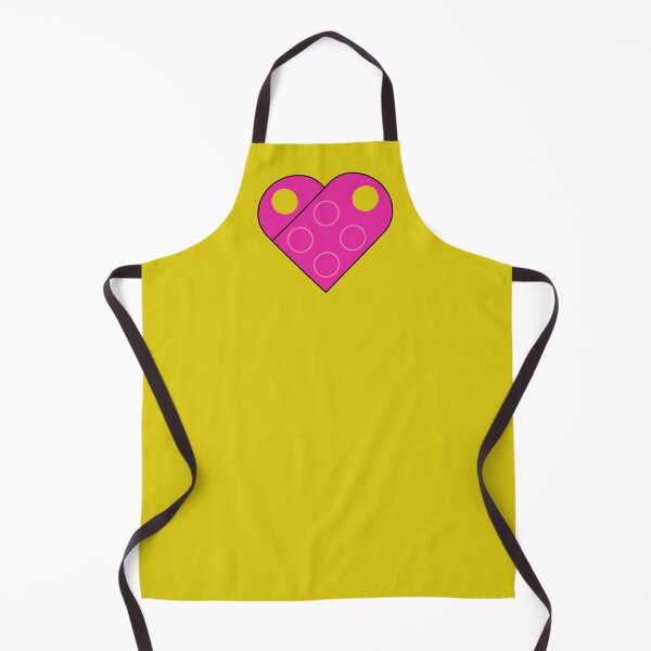 Item preview, Building Brick Toy Heart - hot pink designed and sold by YonderAndBeyond.