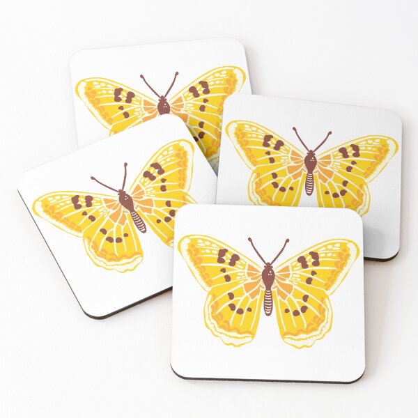 Item preview, Yellow butterfly designed and sold by lilliblomma.