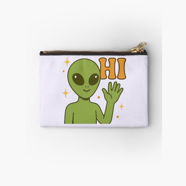 Item preview, Retro Alien Saying “Hi” designed and sold by Designeerguy.