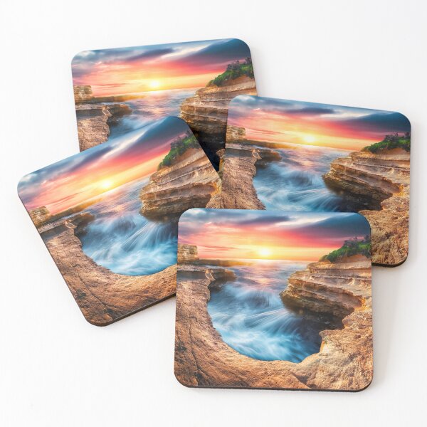 Item preview, St Peter's Pool rocky beach at sunrise in Malta designed and sold by TheArtistOf2022.