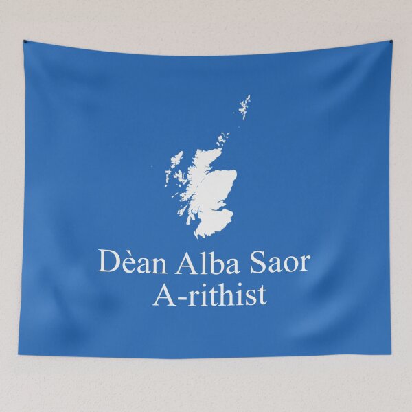 Item preview, Bratach Ghorm 'Dèan Alba Saor A-rithist'  designed and sold by JonathanR1994.