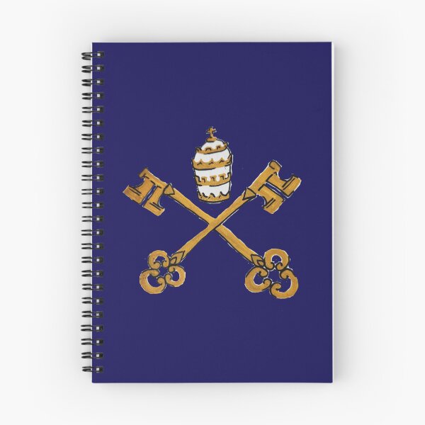 Item preview, Papal Keys Navy designed and sold by Snowroseblossom.