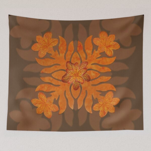 Item preview, Hawaiian Quilt Series: Plumeria designed and sold by J Marielle Designs.