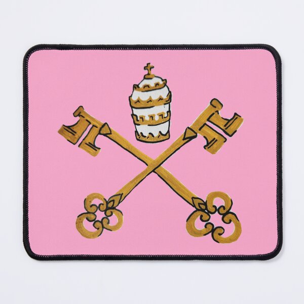 Item preview, Papal Keys Pink designed and sold by Snowroseblossom.