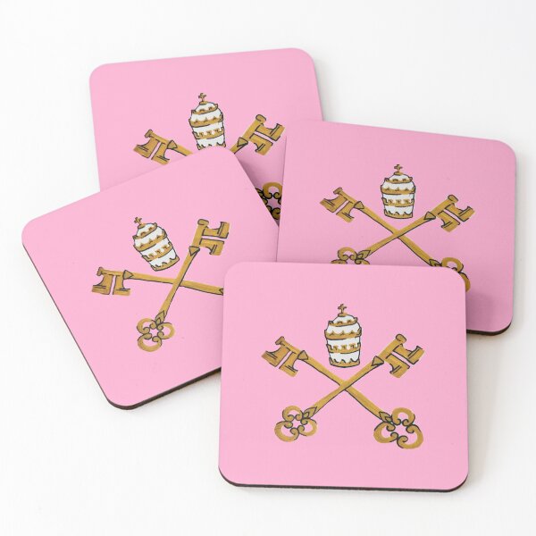 Item preview, Papal Keys Pink designed and sold by Snowroseblossom.