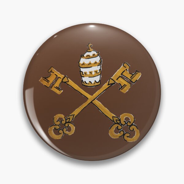Item preview, Papal Keys Brown designed and sold by Snowroseblossom.